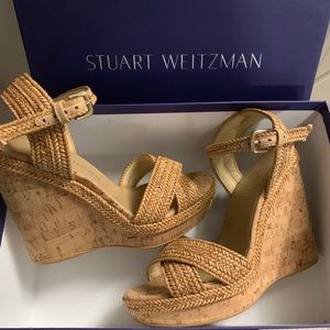 NWT Stuart Weitzman Wedge heeled sandals
